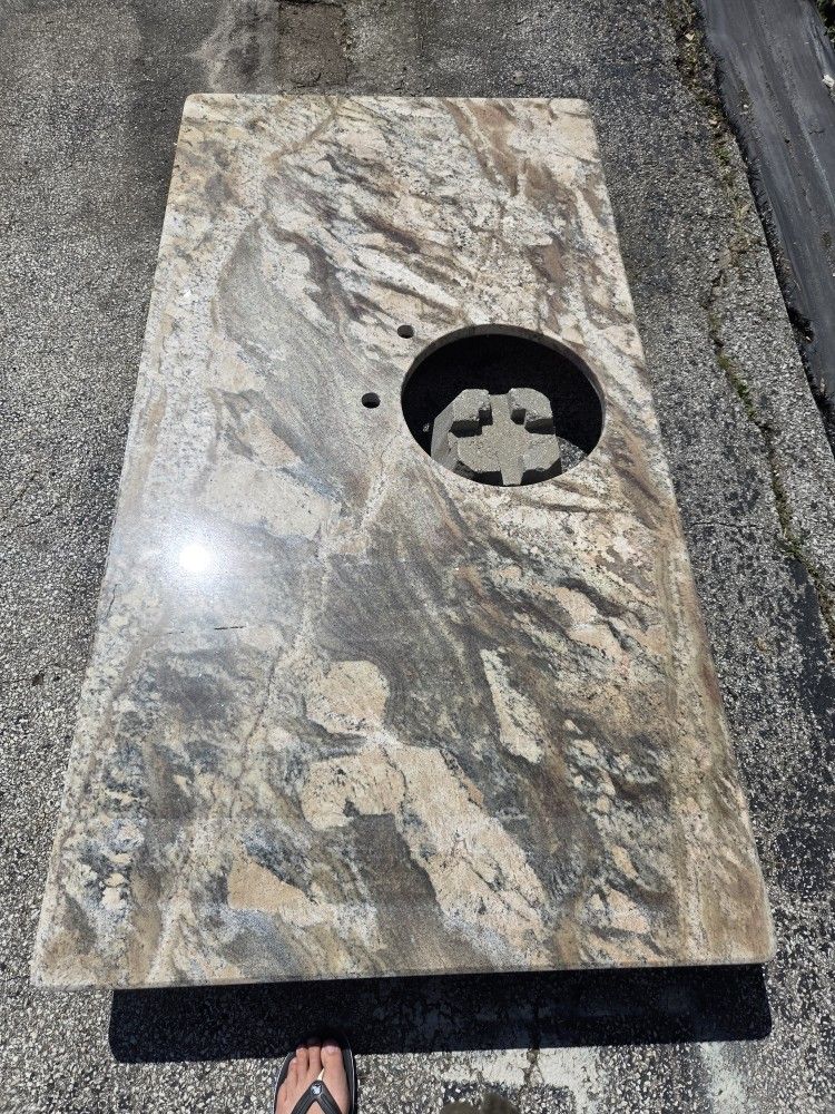 6'4" X 3'4" Large Granite Slab