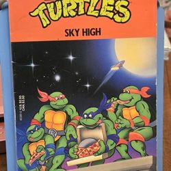 Teenage Mutant Ninja Turtles Sky High Paperback Vtg. 1990