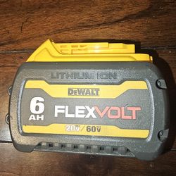 DeWalt 6AH FlexVolt 20v/60v Battery