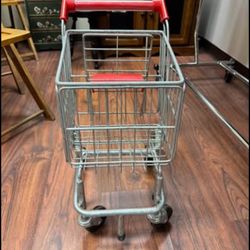 Vintage Melissa And Doug Toy Shopping Cart 