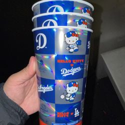 2026 Dodgers Hello Kitty Cups