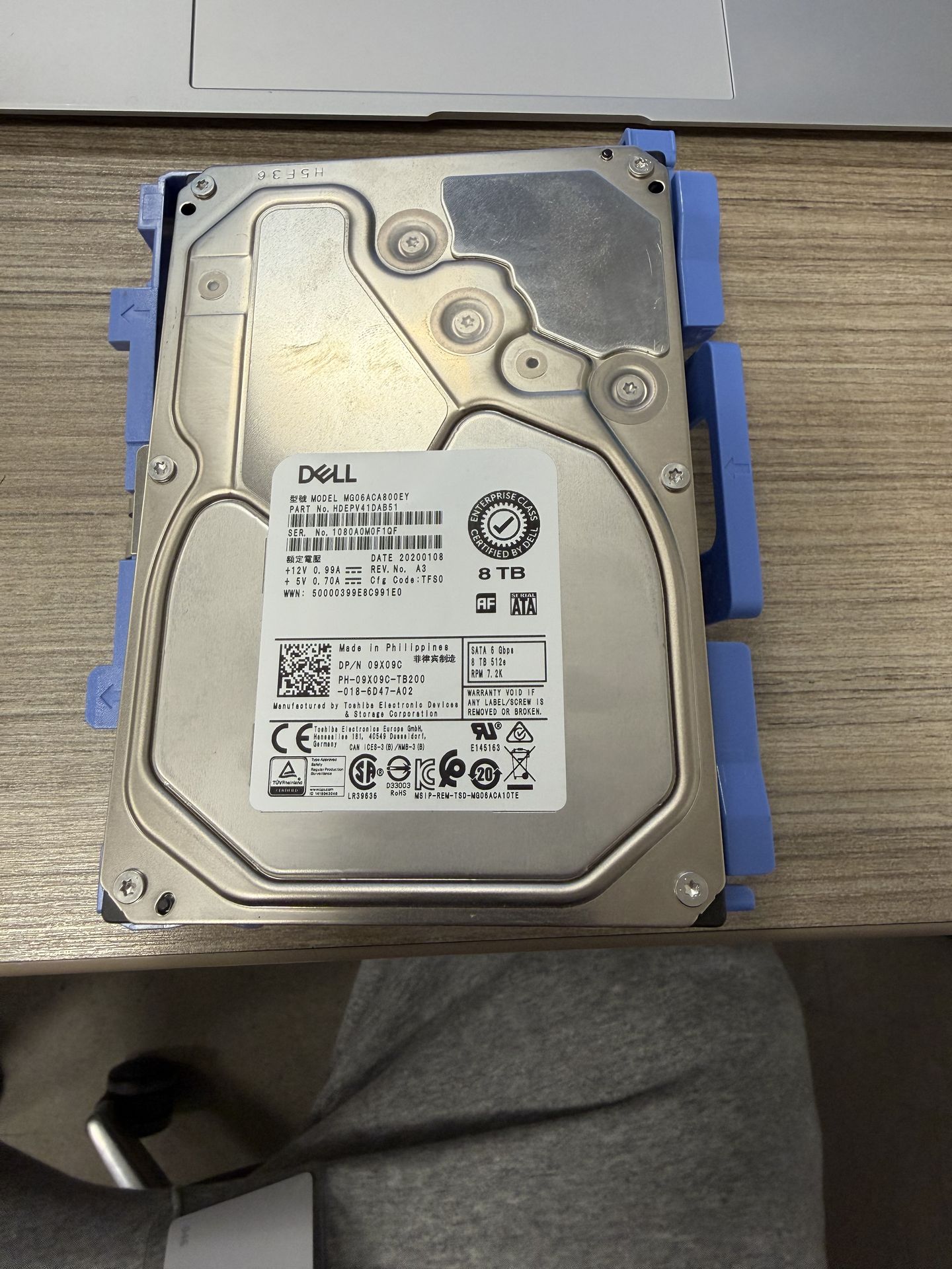 8tb enterprise class HDD