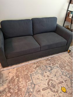 Excellent 6 foot couch.  Blue Gray! 2 months old!