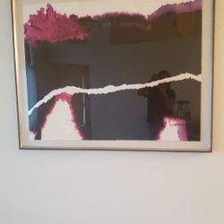 Picture Art Deco Black Purple Silver White