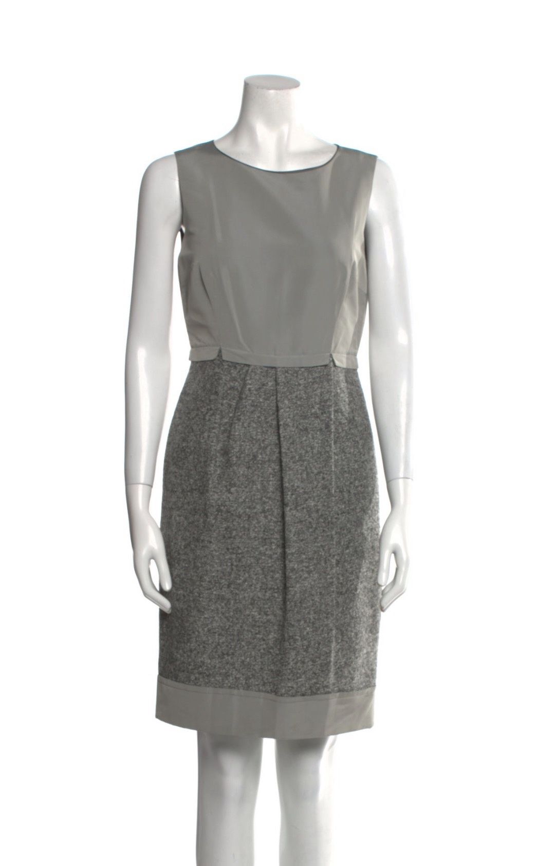 Max Mara Bateau Neckline Knee-Length Dress Size 4