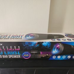 Cobaltx Wireless LED Light Sound Bar Speaker