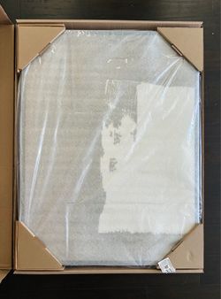 Mindfulness Framed Wall Art by Minted for West Elm 30”w x 40”h, canvas with black wood frame