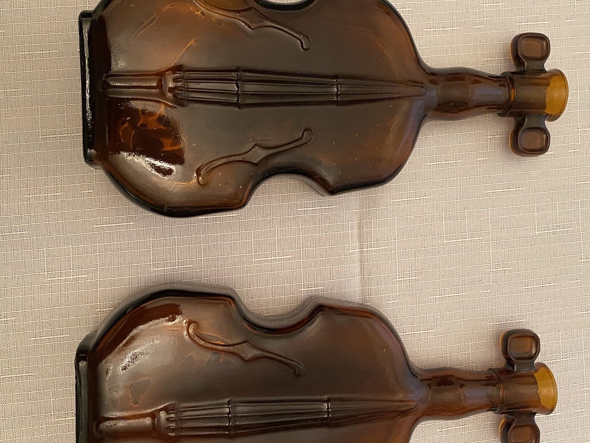 Vintage Banjo Brown Violin Vases