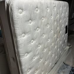 Queen Mattress + Backboard FREE