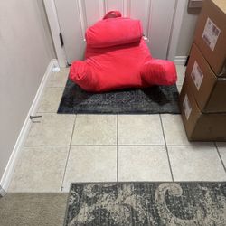 Pillow Chair With Arms And Side Pockets