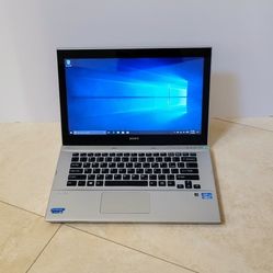Sony Vaio T-Series Laptop w/14inch Touchscreen,Intel Core ,640GB+24GB SSD ,WiFi,Bluetooth,HDMI,Windows 10,Fast -> Like New Excellent  Condition