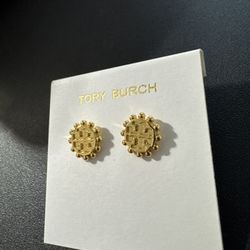Tory Burch Stud Earrings Gold 