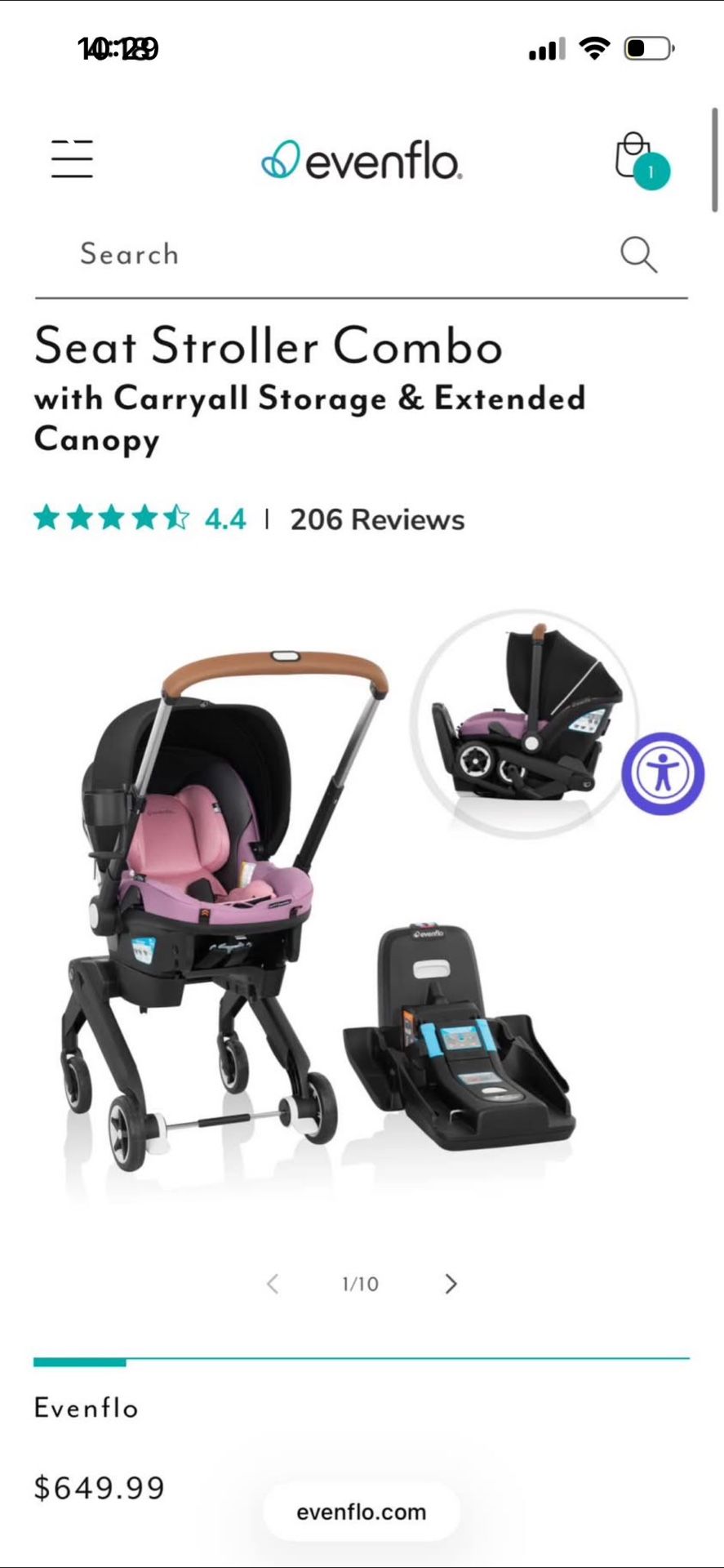 Evenflo Shyft Dual Ride