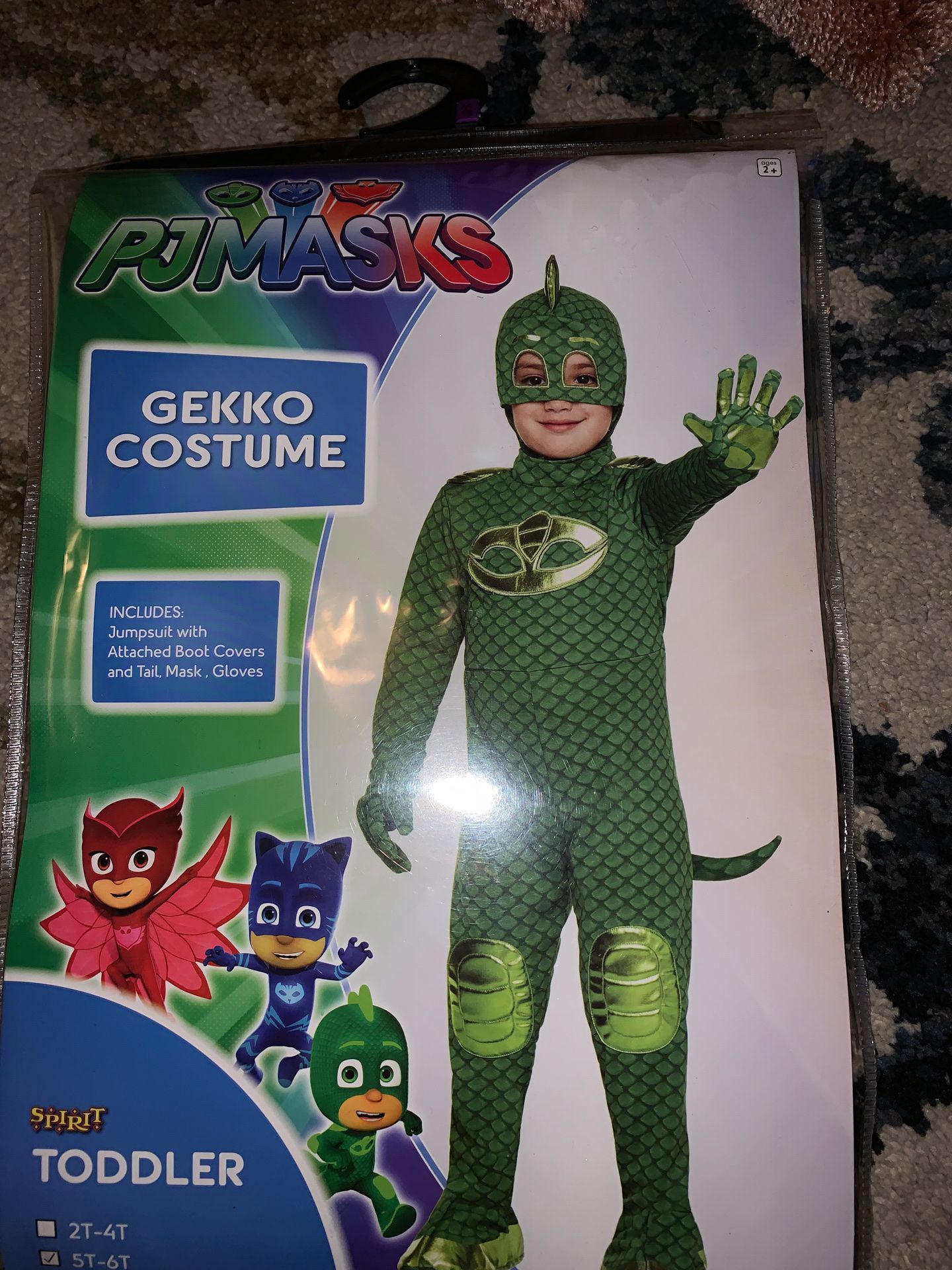 Toddler Gekko costume