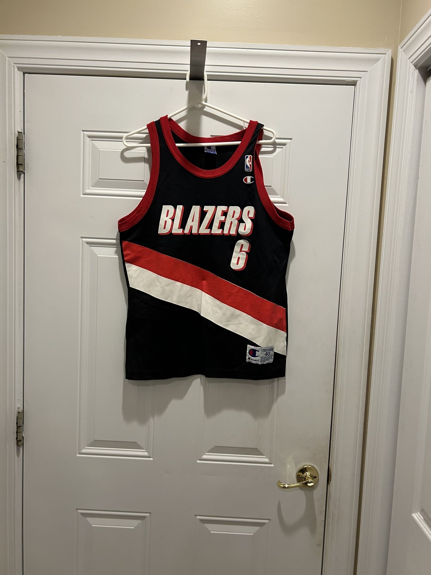 Bonzie Wells Portland Trailblazers Jersey Size 40