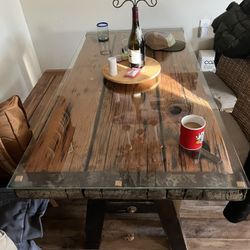 Antique Table  Ship Hatch 
