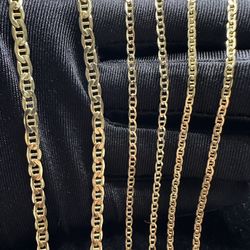 Mariner anchor style 14k Necklaces & Bracelet 