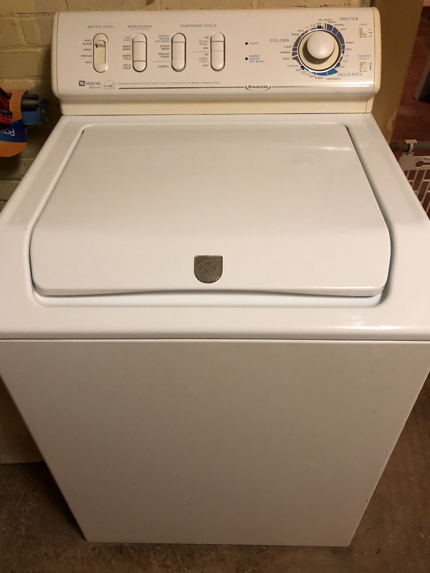 Maytag Atlantis Energy Star Washer & Dryer