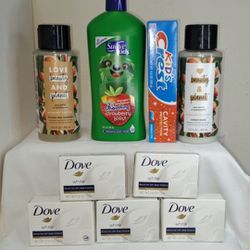Shampoo &Conditioner,  Kids Shampoo,  5 Dove Bars + Kids Crest