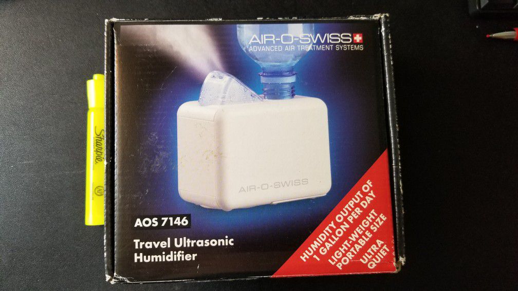 Air-O-Swiss portable Ultrasonic Humidifier.