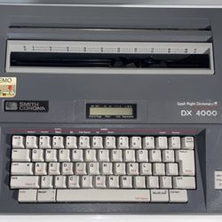 Smith Corona DX 4000 Electric Memory Spell Right Typewriter  W/ Ink (TESTED) !