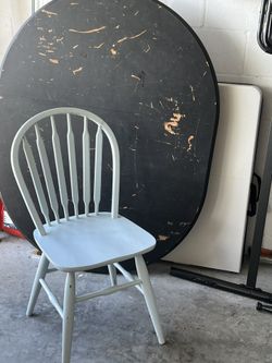 5 Foot Table And 4 Chairs