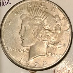 1928 S Peace Dollar 