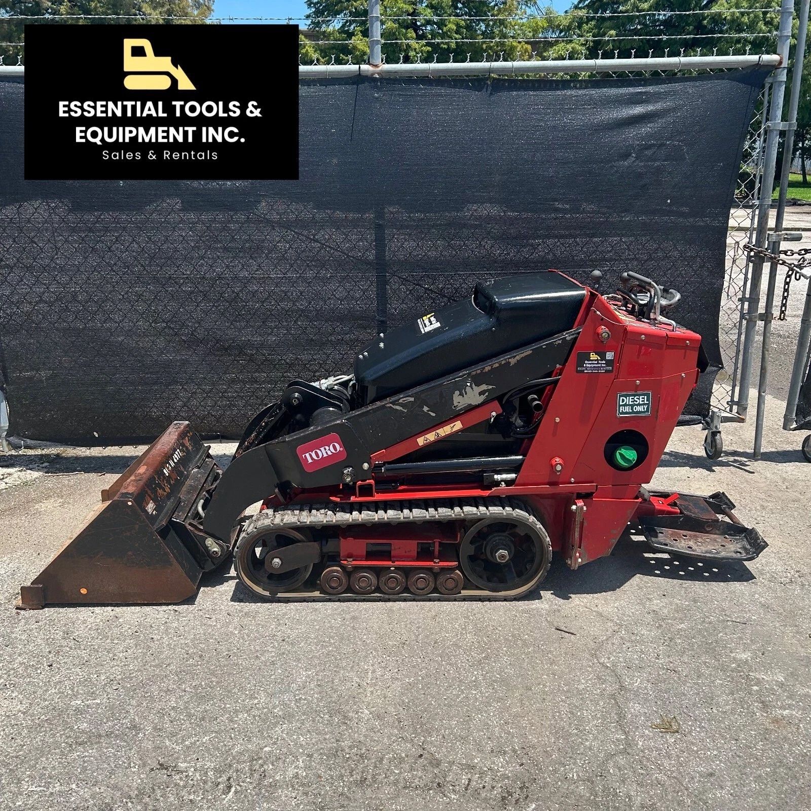 2017 Toro Dingo TX525 Mini Skid Steer Track Loader Kubota Diesel -NEW ENGINE-