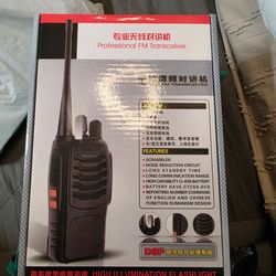 Walkie talkies
