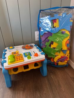 Activity Table and Foam Play Mat