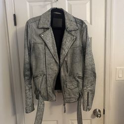 All Saints Men’s Leather Jacket