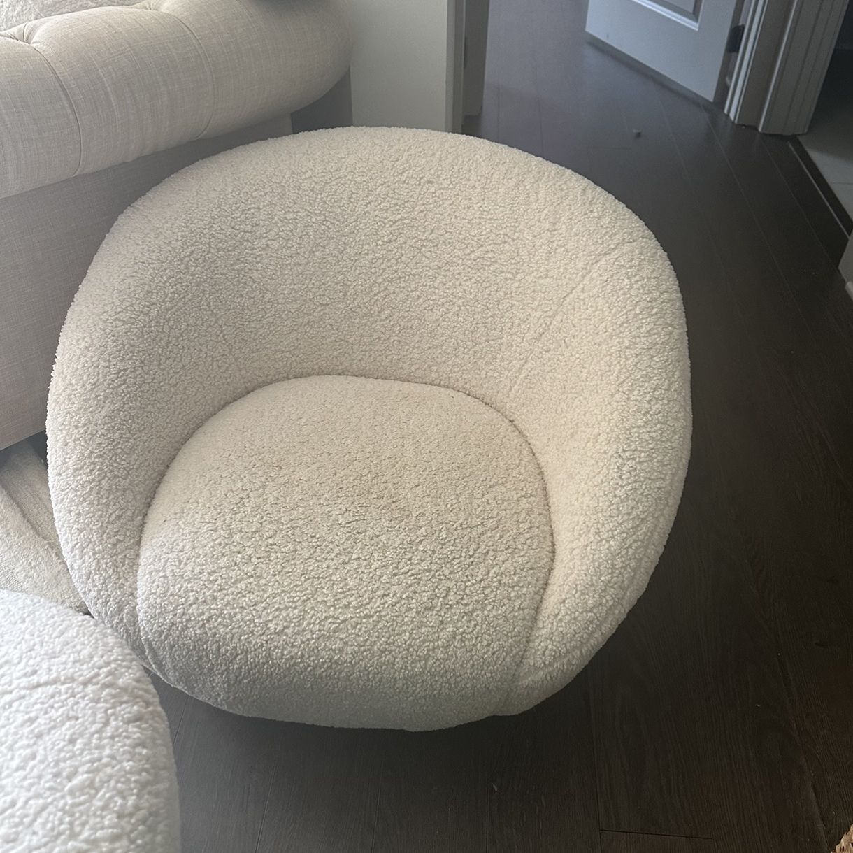 modern white chair