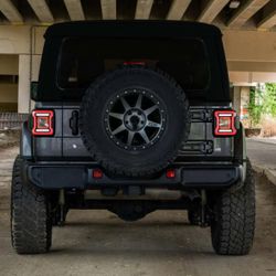 NEW LED Tail Lights for Jeep Wrangler JL 2018-2025 | Box Style | Pair