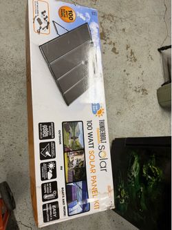 100 watt solar panel