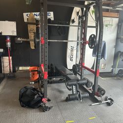 Weight Rack With Cable System