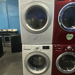 🥰 BEAUTIFUL SET WASHER AND DRYER FRONT DOORS WHITE KENMORE 