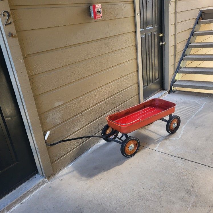 Vintage Red Jet Wagon