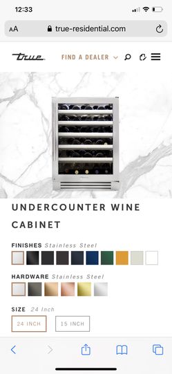 True Single Zone Wine Cabinet