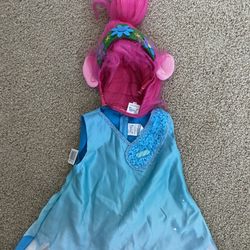 Trolls Dress Halloween Costume 