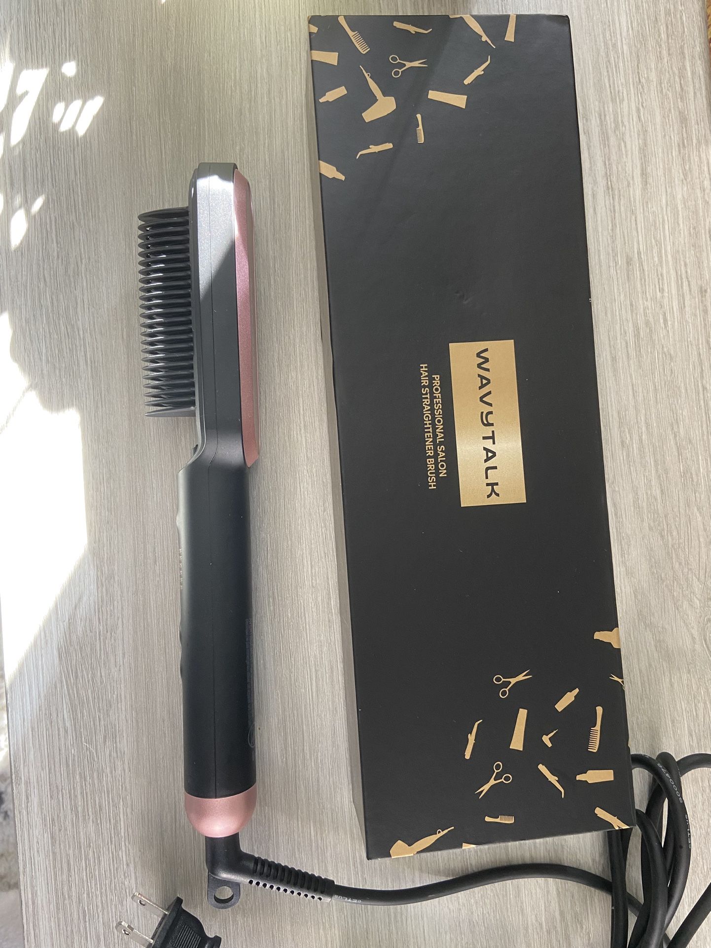 WavyTalk Hair Straightening Brush Tool (viral On Tiktok)