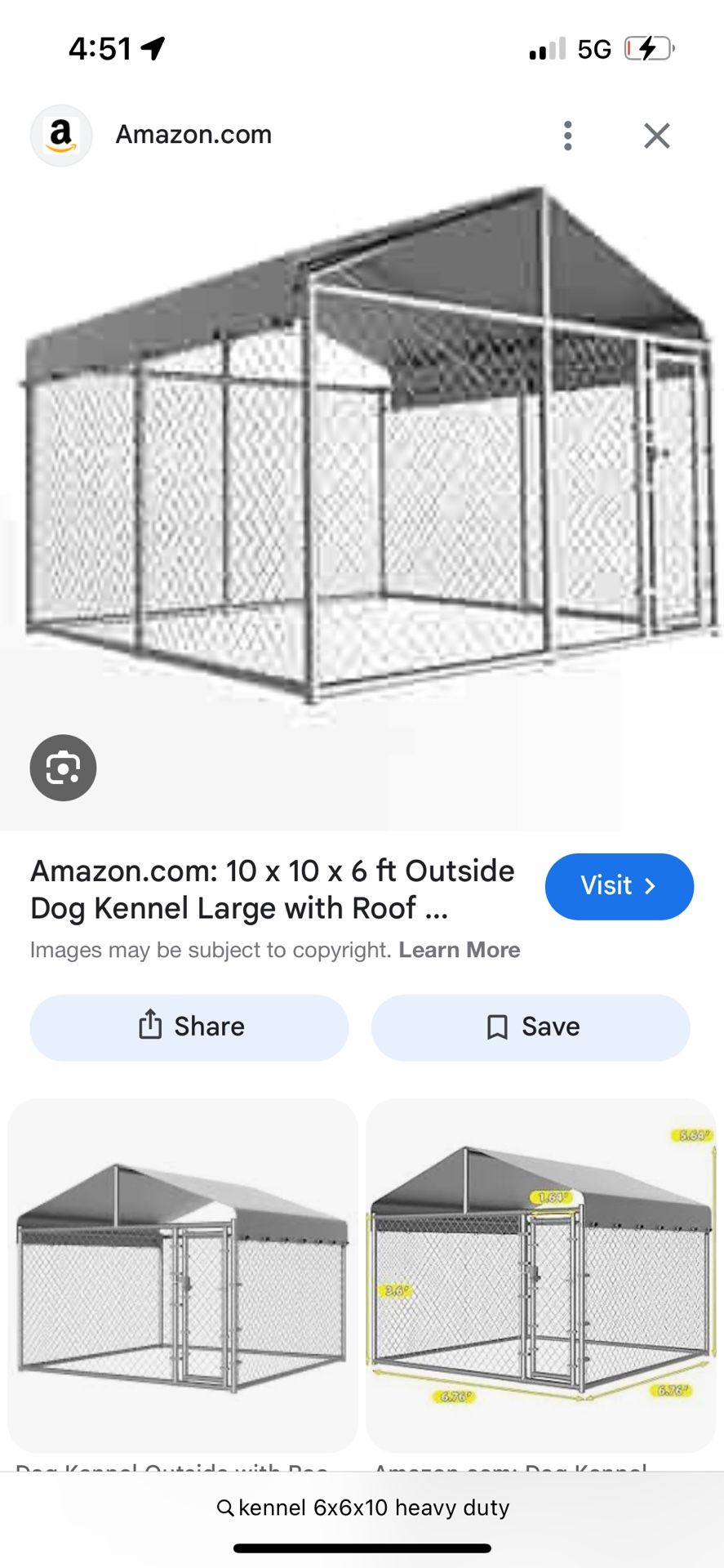 Dog Kennel Heavy Duty