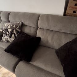 Gray Powered Sectional
