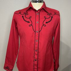 Retro Western Panhandle Slim Shirt large