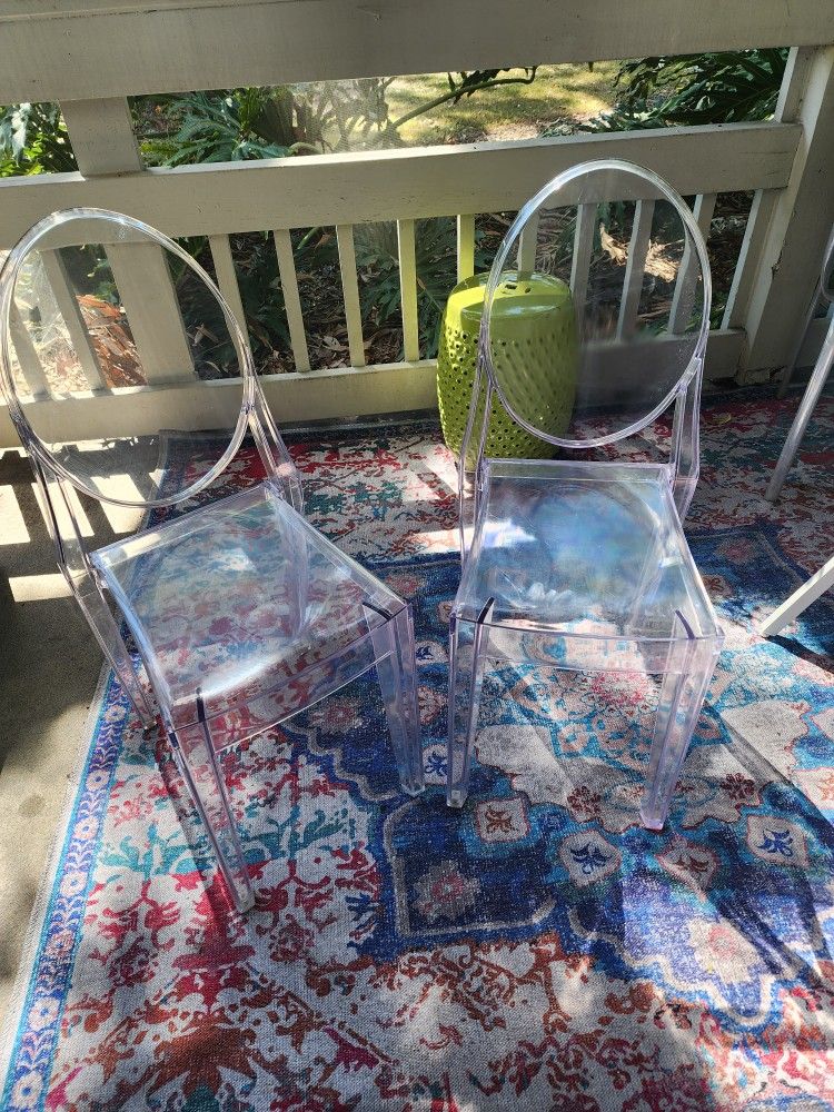 Pair Of Ghost Chairs 