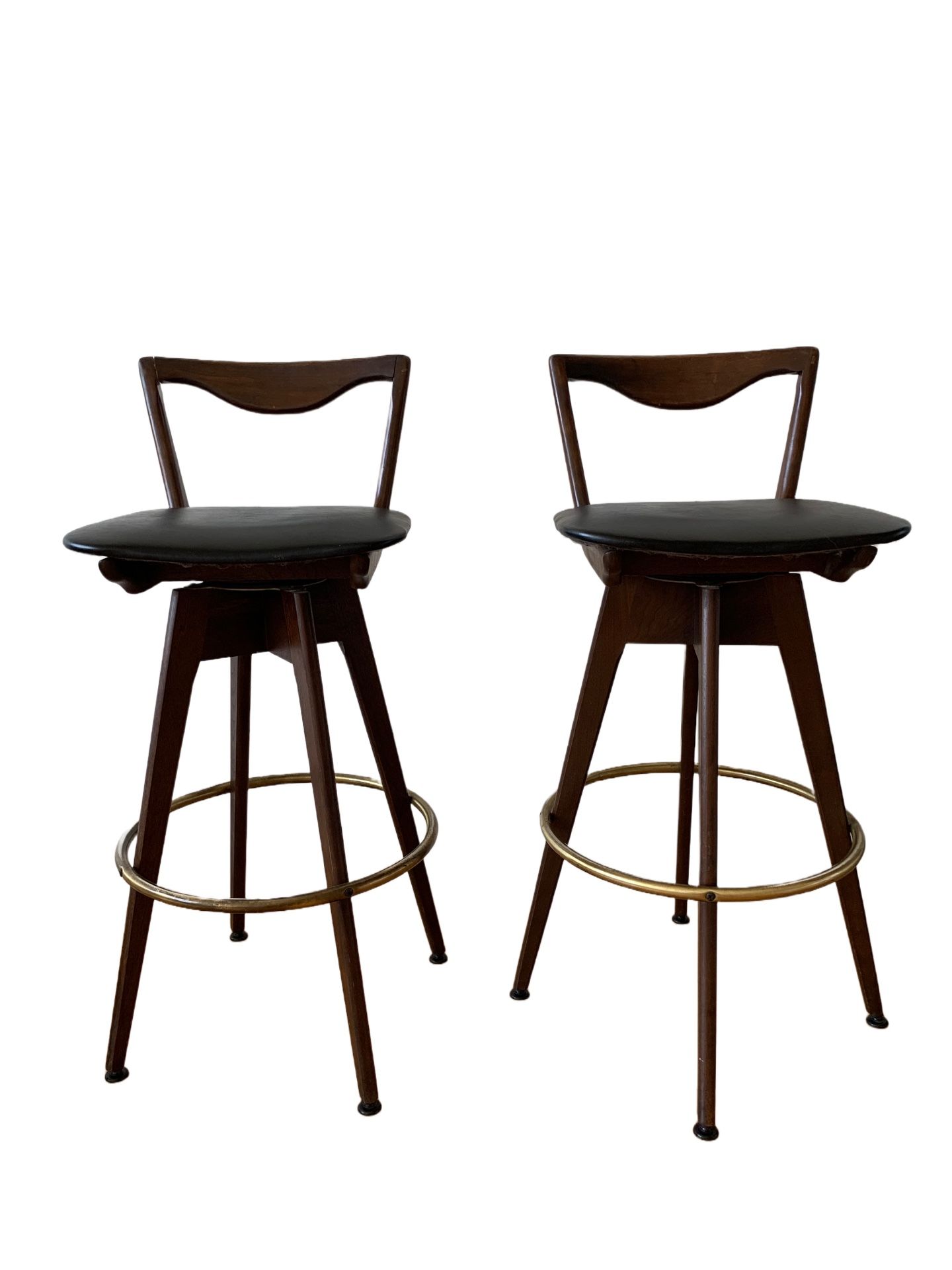 Pair of Mid-Century Bar Stools - Estate Sale