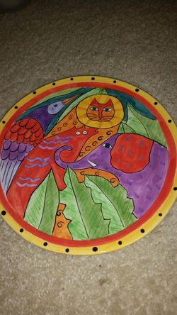 Laurel Burch cat dish