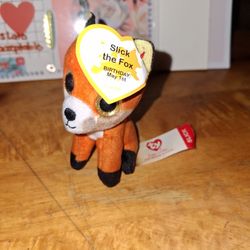 2021 McDonald's Ty Teenie Beenie Boos Slick The Fox