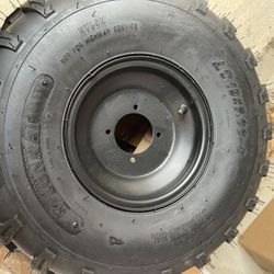 Tire, Size AT. 19por 7.00-8 New Complete 