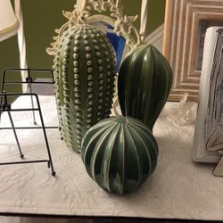 Ceramic Cactus Decor