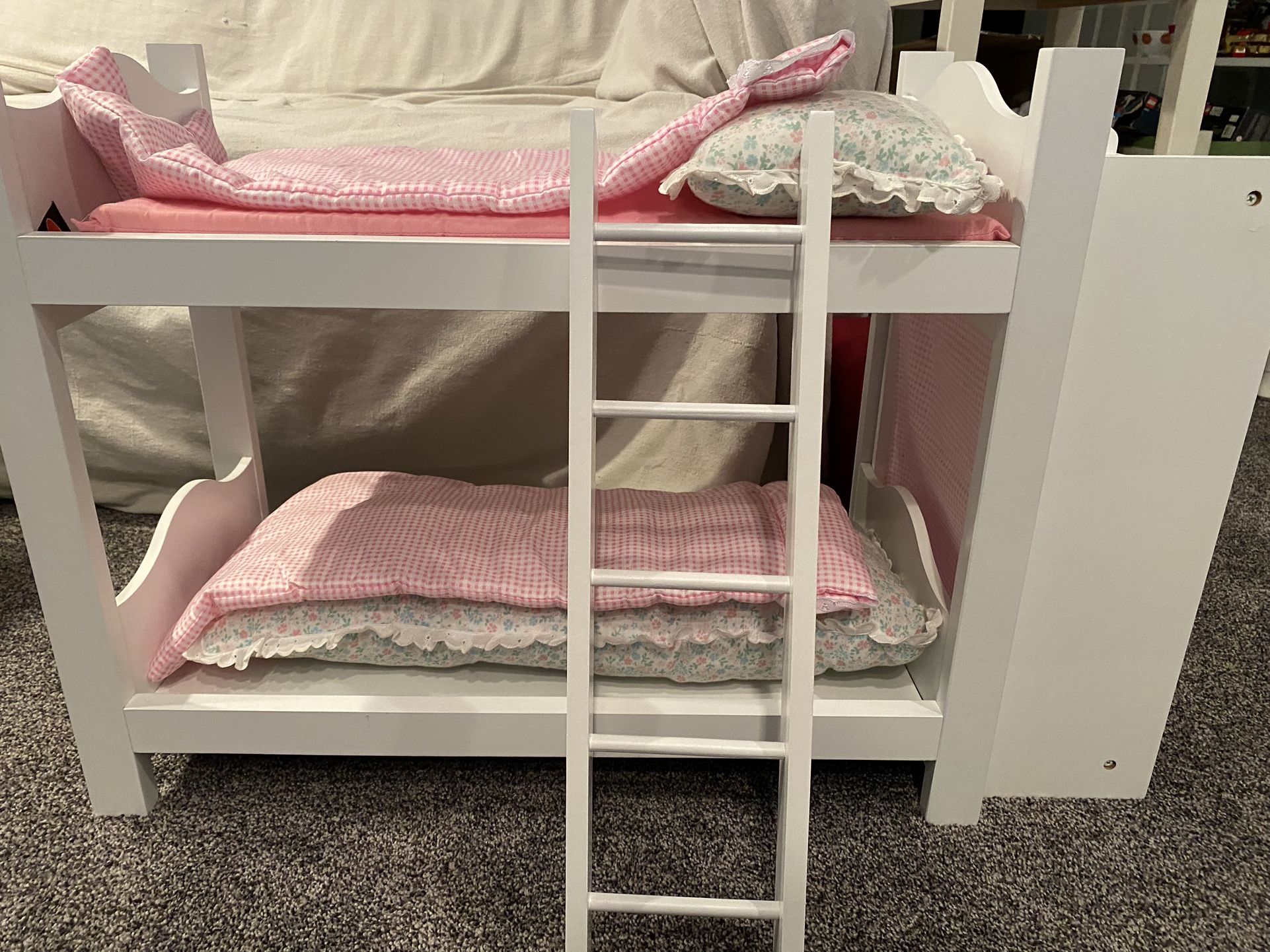 Doll Bunk bed With Ladder, Closet